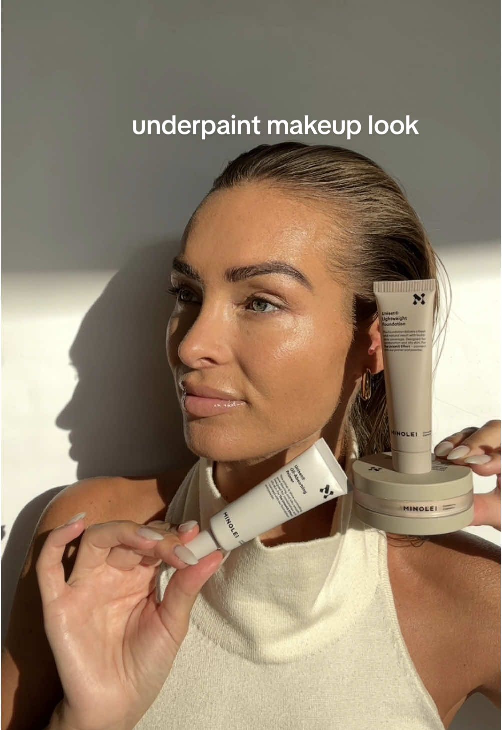 ad/ Award - winning for a reason!✨ @Minolei  Minolei’s Uniset Trio has completely elevated my makeup game.  The lightweight Foundation is hydrating and gives you a natural, weightless finish, while the Primer and Uniset Powder keep you looking fresh and oil-free all day with a silky finish. It’s no wonder Minolei has won several awards, such as the Swedish Beauty Awards. Minolei’s commitment to vegan, sustainable beauty makes me feel even better about using their products. Get those Award-winning products at Minolei.com 🔗 in my store  . . . . . . #ugc #ugcmakeup #ugccreator #makeuptutorial #underpainting #beauty #glowingskin #BeautyTok #glow #foundation #awardwinning #makeup 