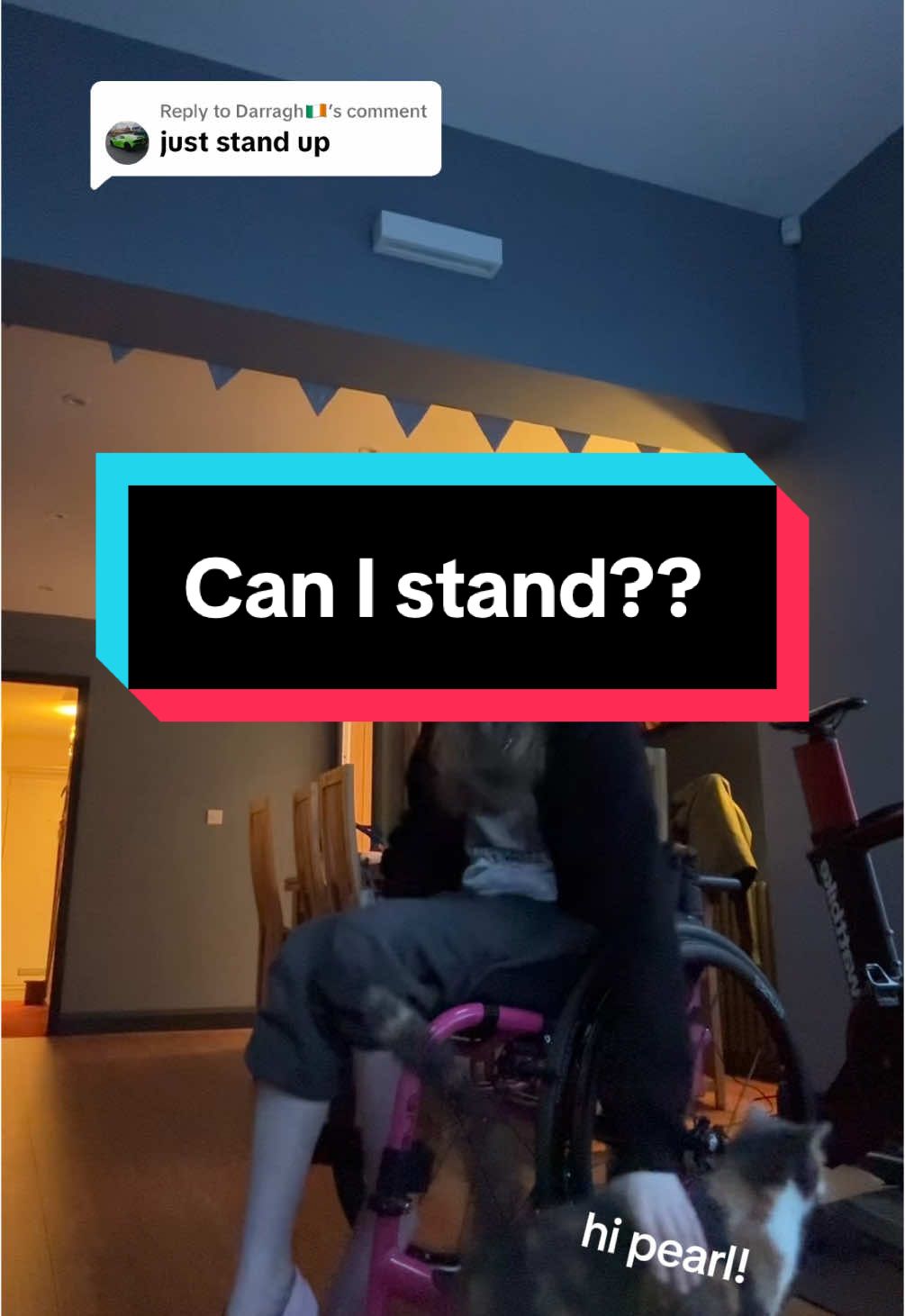 Replying to @Darragh🇮🇪 I can stand on one leg just not for very long. I hope this has cleared everything up as I understand it can be confusing! I have severe JIA and CRPS in my right foot so i cant stand on that at all physically because my foot is locked in the wrong position to stand on it and id scream if i stood on it. My left knee has arthritis damage meaning its very weak and i cant stand on it for long, aswell as it being painful to stand on.  Some wheelchair users can stand, some can walk, some cant do either! All are valid wheelchair users!!  #wheelchair #wheelchairuser #jia #crps #rgkwheelchairs 