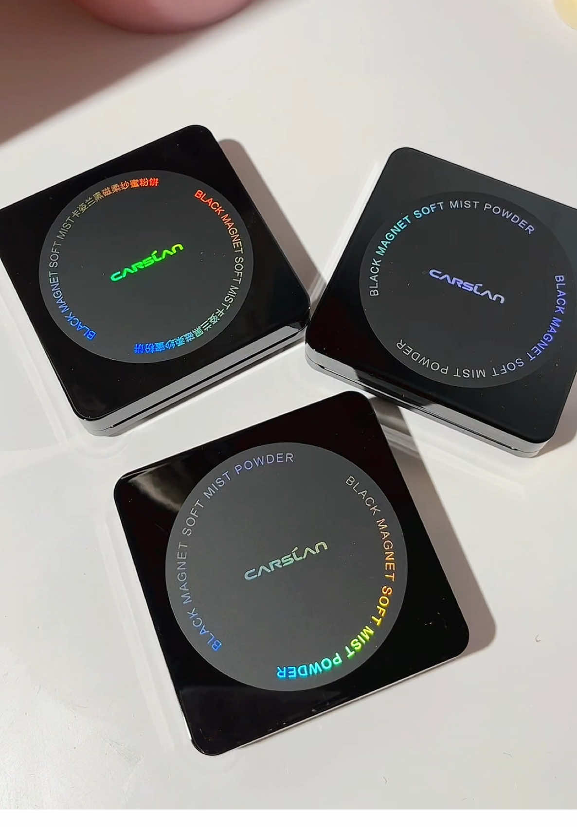 tak sangka best ye press powder ni🥹 set up dengan cushion foundation terus cantik & tak oily even dah petang . nak full review tak ?  #softmistpowder #loosepowder #carslan #carslanpowder #presspowder #oilcontrolpowder 