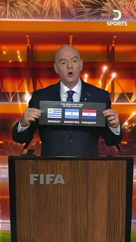 ASÍ FUE COMO #INFANTINO ANUNCIÓ LAS SEDES 🏆 ⚽️ El presidente de la #FIFA confirmó que la Copa #Mundial de 2030 se hará en #Uruguay 🇺🇾, #Argentina 🇦🇷, #Paraguay 🇵🇾, #Marruecos 🇲🇦, #Portugal 🇵🇹 y #España 🇪🇸. 🔜 Además, la edición del 2034 será en #Arabia Saudita 🇸🇦.