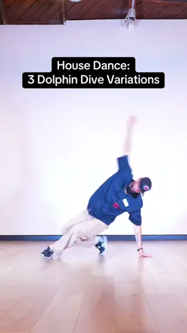 House Dance: 3 dolphin dive variations 💃🏽🕺🏻 #housedance #challenge #VersaStyle #fyp 