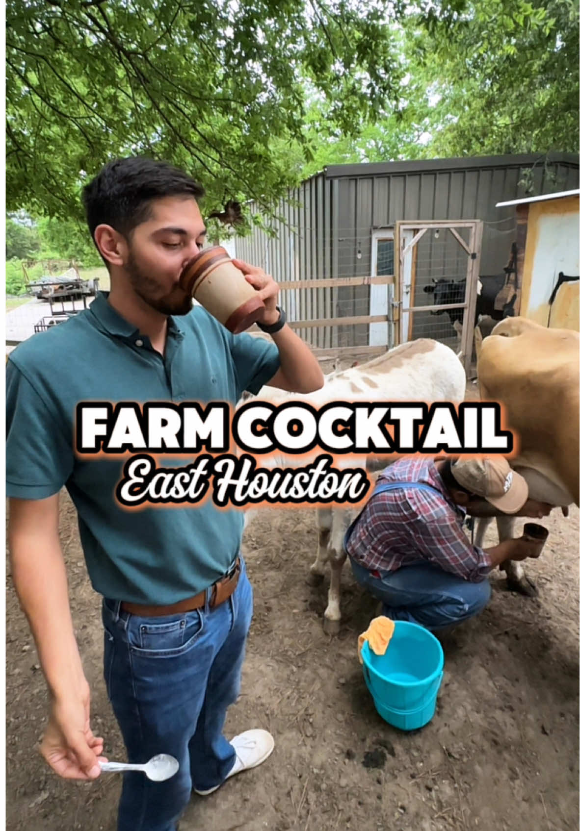 When you have a friend with a farm in Channelview 👀 
