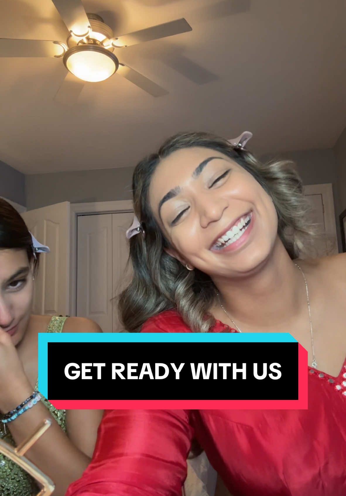 Get ready with us ✨ #browntiktok #brampton #desitok #browngirlmakeup #grwmmakeup #getreadywithus #sisters #sisterthings #grwmstorytime #getreadywithme #sistergoals #littlesisters #oldersister #siblinggoals 