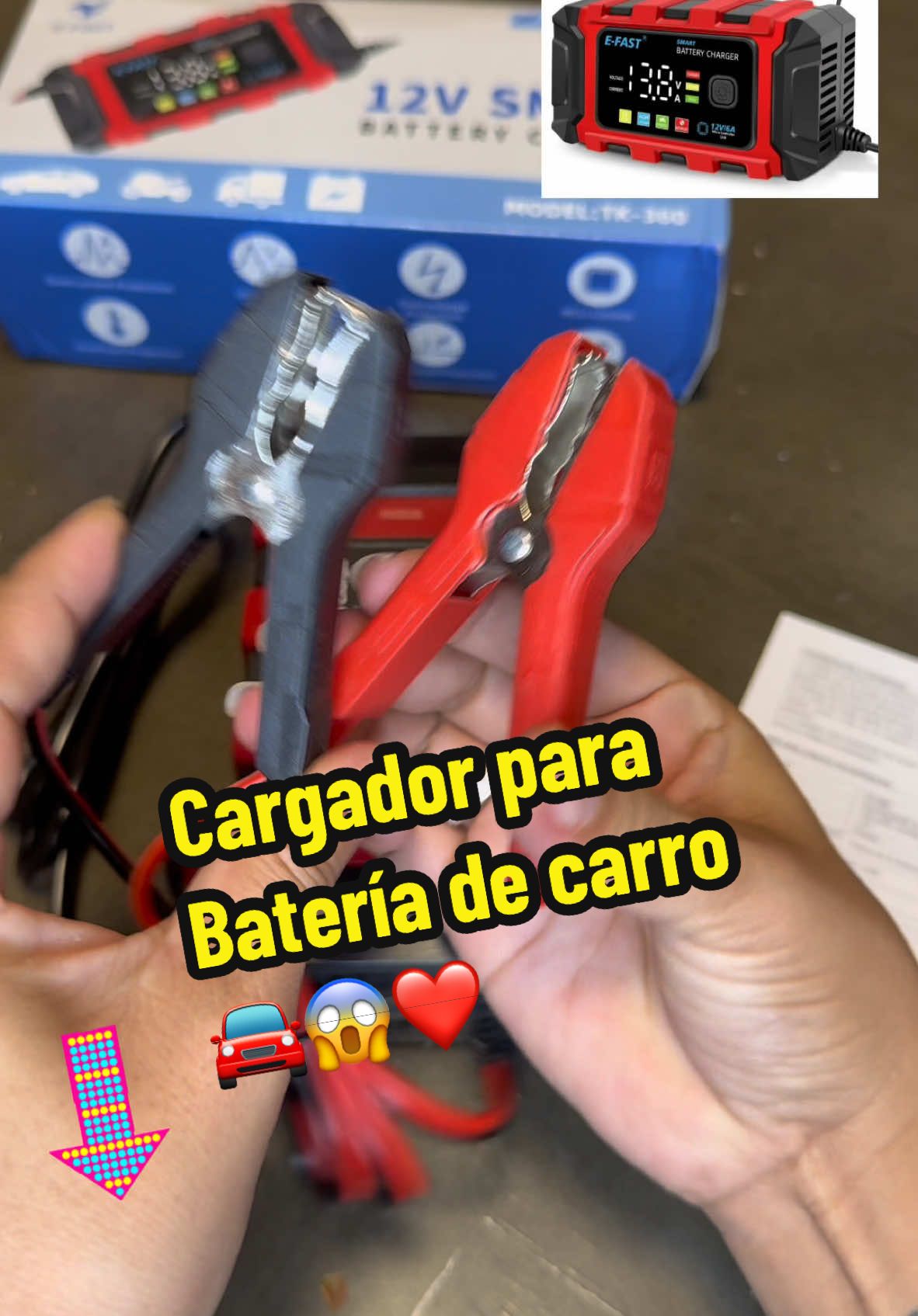 Cargador de batería de carro #cargador #tiktokshopblackfriday #merrychristmas #tiktokshop #paratiiiiiiiiiiiiiiiiiiiiiiiiiiiiiii #fyp #brisa😈💋 
