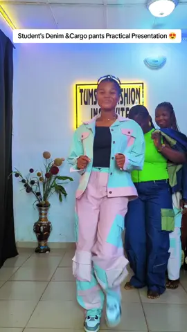 Denim &Cargo pants Practical Presentation ✂️❤️ #fyp #tumsod #streetwear #fashionacademy #relatable #tiktokalgorithm #viraltiktok #blowthisup 