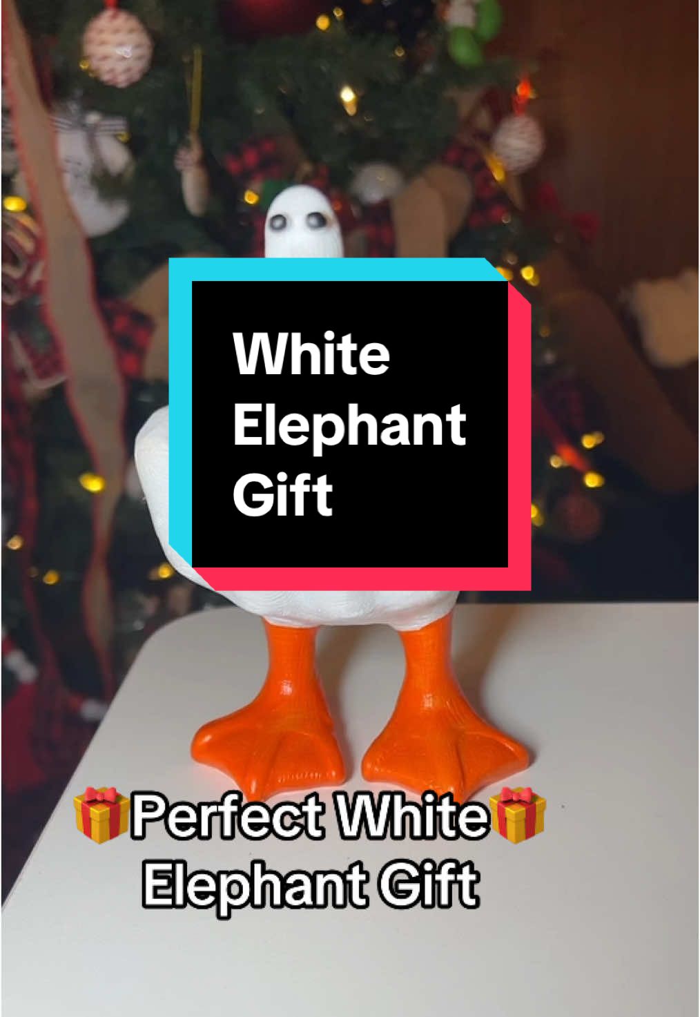 Perfect White Elephant Gift 🎁 #whiteelephant #whiteelephantgift #giftguide #christmasgift #workgift #gaggift #giftideas #funnyduck #quackquac #tiktokshopfinds #tiktokshopholidayhaul #treasurefinds 