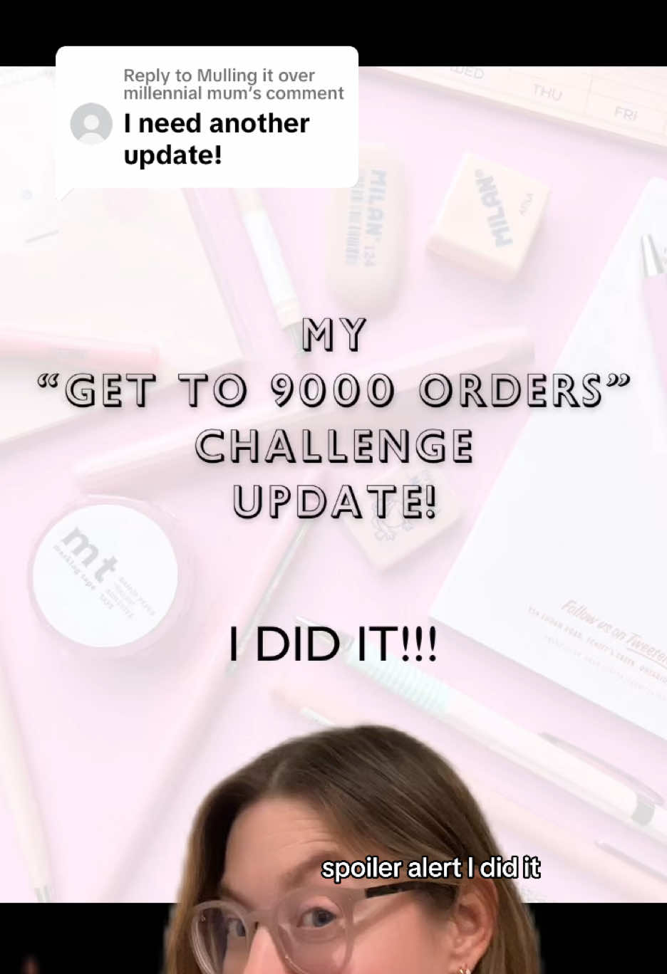 Replying to @Mulling it over millennial mum soz for how exhausted i look and also kids shouting in the background buuuut heres the update! 