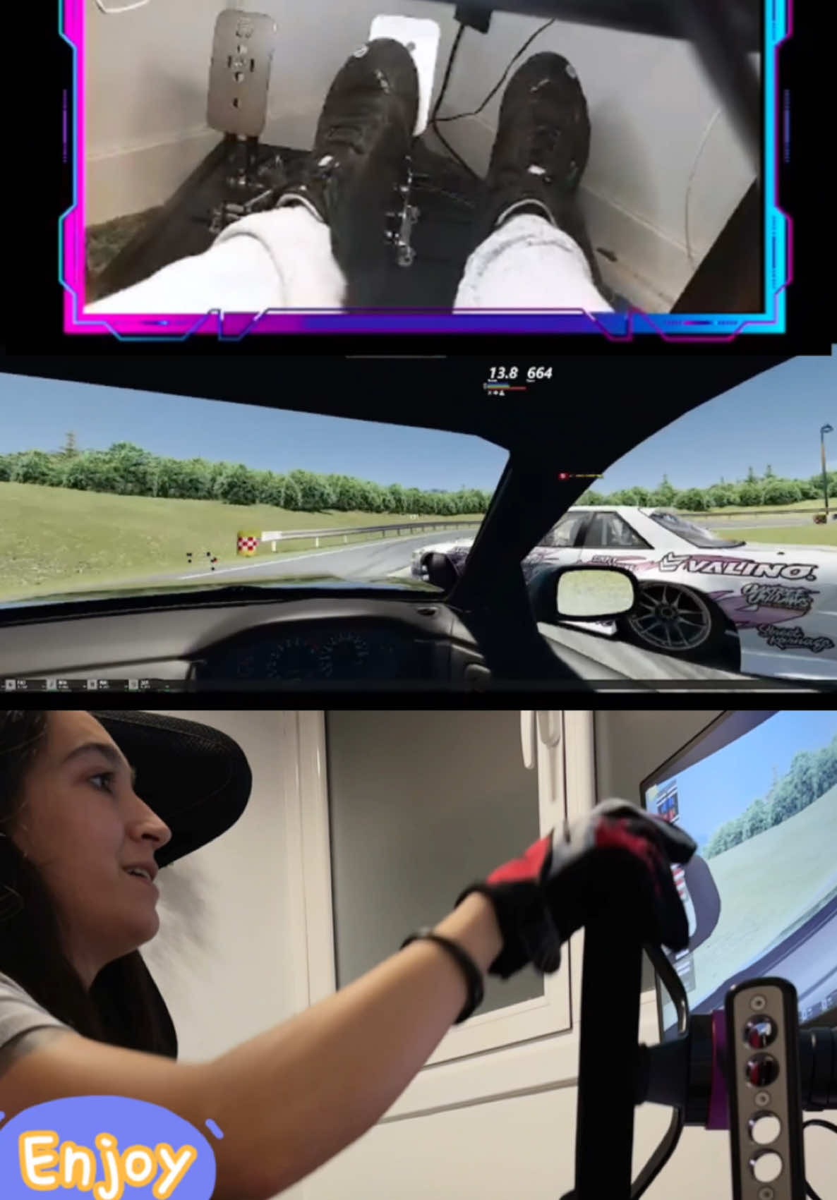 🤣Entrenando y disfrutando online mientras el E30 se termina🔥 Que sois mas de circuito o montaña? Os subo un tramo de montaña bien guapo?😏  #Motorsport #simulador #simracing #training #asettocorsa #setup #drift #battle #footwork #yanidrift #yanidiaz #hispeedsim #online 