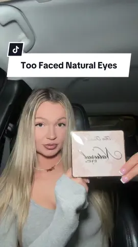 One of my favorite palettes!🤍 #toofaced #naturaleyes #eyeshadowpalette #tiktokshopholidayhaul @Too Faced
