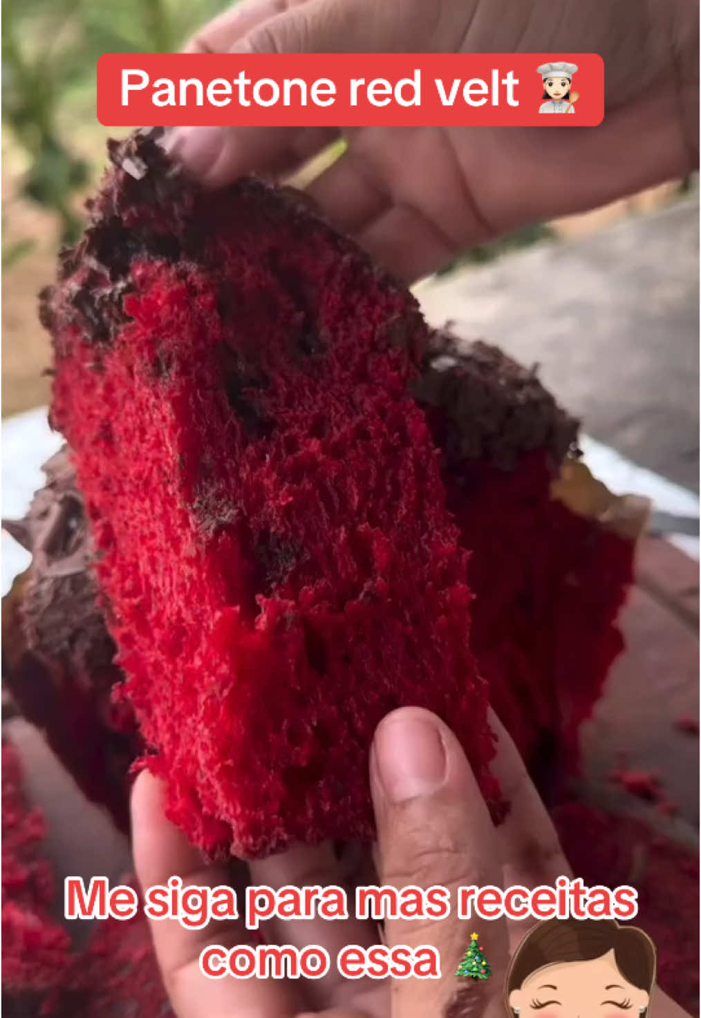 Aprenda a fazer o irresistível Chocotone Red Velvet passo a passo! ❤️ 🍫 Uma receita perfeita para surpreender neste Natal, com massa macia, recheio delicioso e aquele toque especial que faz toda a diferença. Quem aí já quer experimentar? 🎄✨ . . #ChocotoneRedVelvet #Natal2024 #Receita #RedVelvet #ChocotoneCaseiro #ConfeitariaArtesanal #Receita #docenatal