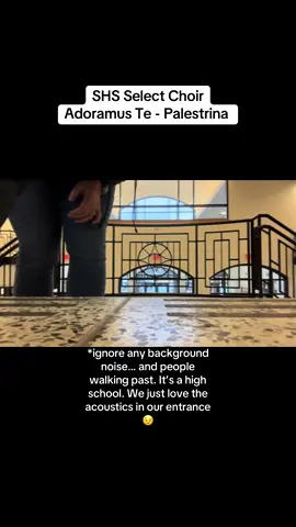 Enjoy some singing… #smyrnahigh #shssings 