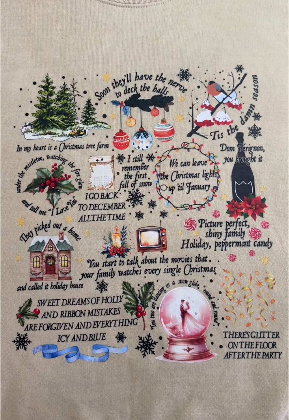 The only sweatshirt I’ll wear in December.   #taylorswift #erastour 