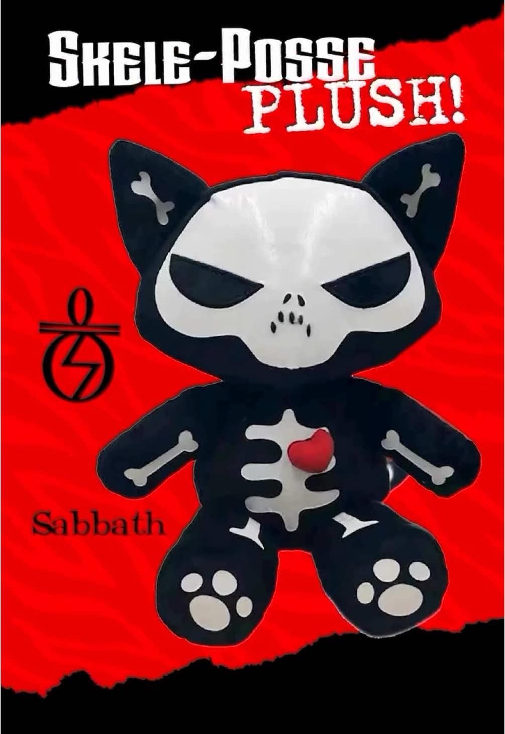 The Skele-Posse plushies are back❗️🖤💀🦴🐈‍⬛❤️ #emilythestrange #spookyscaryskeletons #skeleton #plush #plushtoys #andrewgold #fyp@Andrew Gold 
