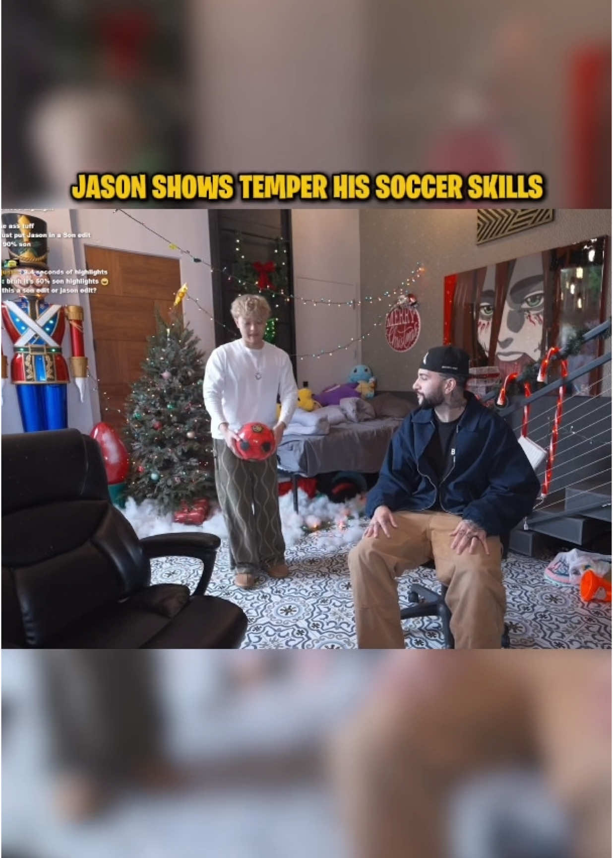 Jason Shows Temper His Soccer Skills #jasontheween #twitch #clips #foryou #faze #temper #Soccer