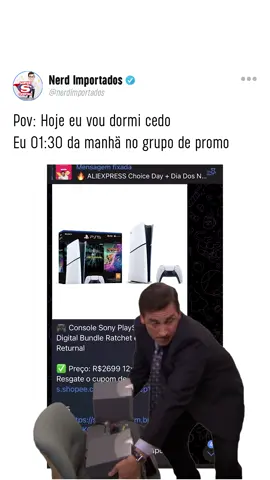 🤚 quem já acompanhou o grupo de madrugada? 💰 Entre nos grupos de promoções e aproveite as melhores ofertas para seus upgrades. 📲 **Link na bio**! \#ofertas #tecnologia #ssd #pcgamer #promoções #hardware