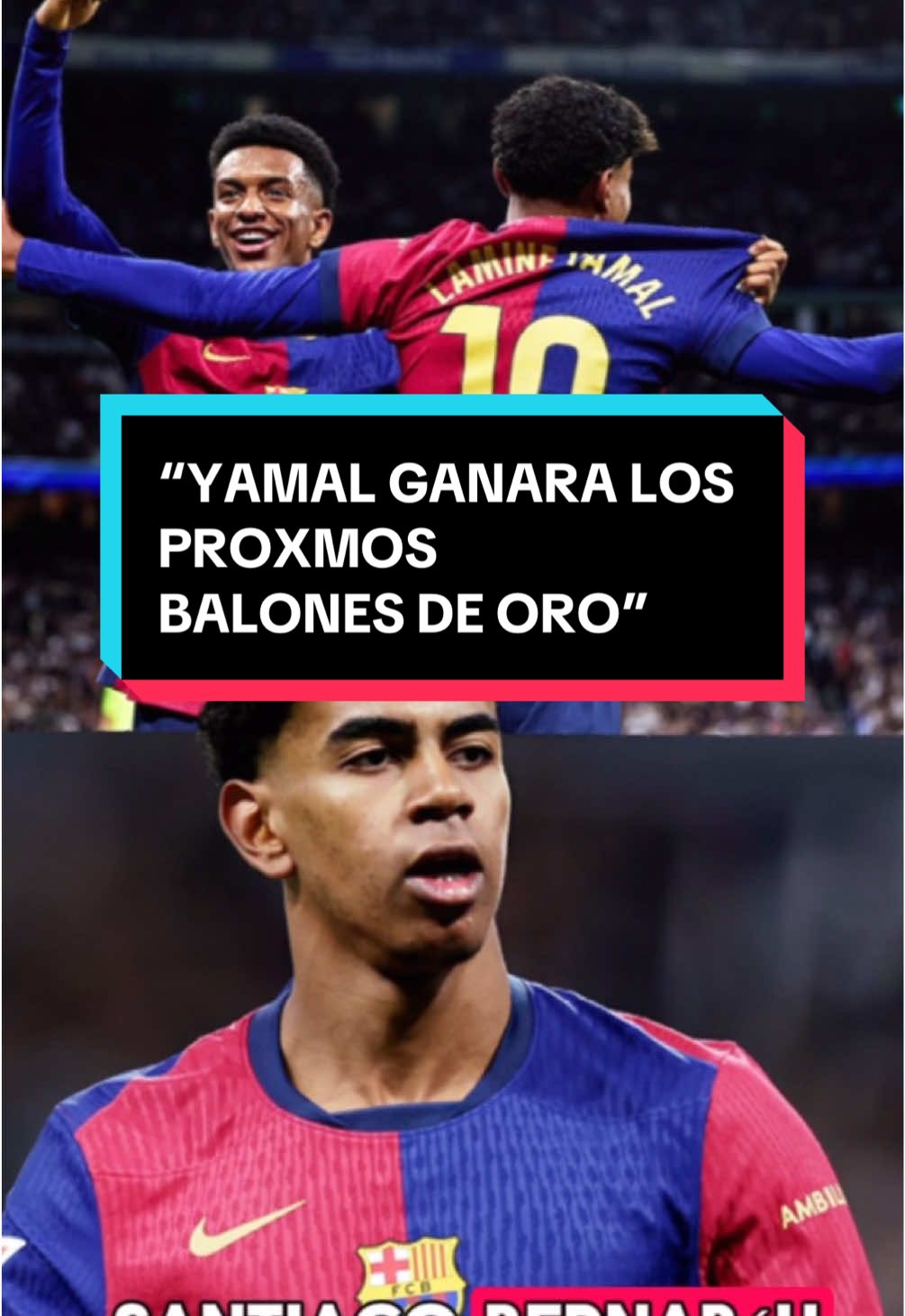 SEGUIME EN @Nicolás Gómez Zurita 🔴🔵 “LAMINE YAMAL GANARÁ LOS PROXIMOS BALONES DE ORO”  #lamimeyamal #yamal #barcelona #barça #championsleague #lamasia 