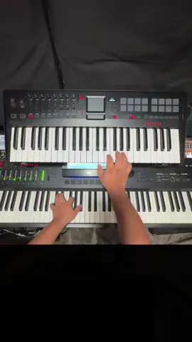 Bro makes video game music #synth #synthtok #producer #producertok 