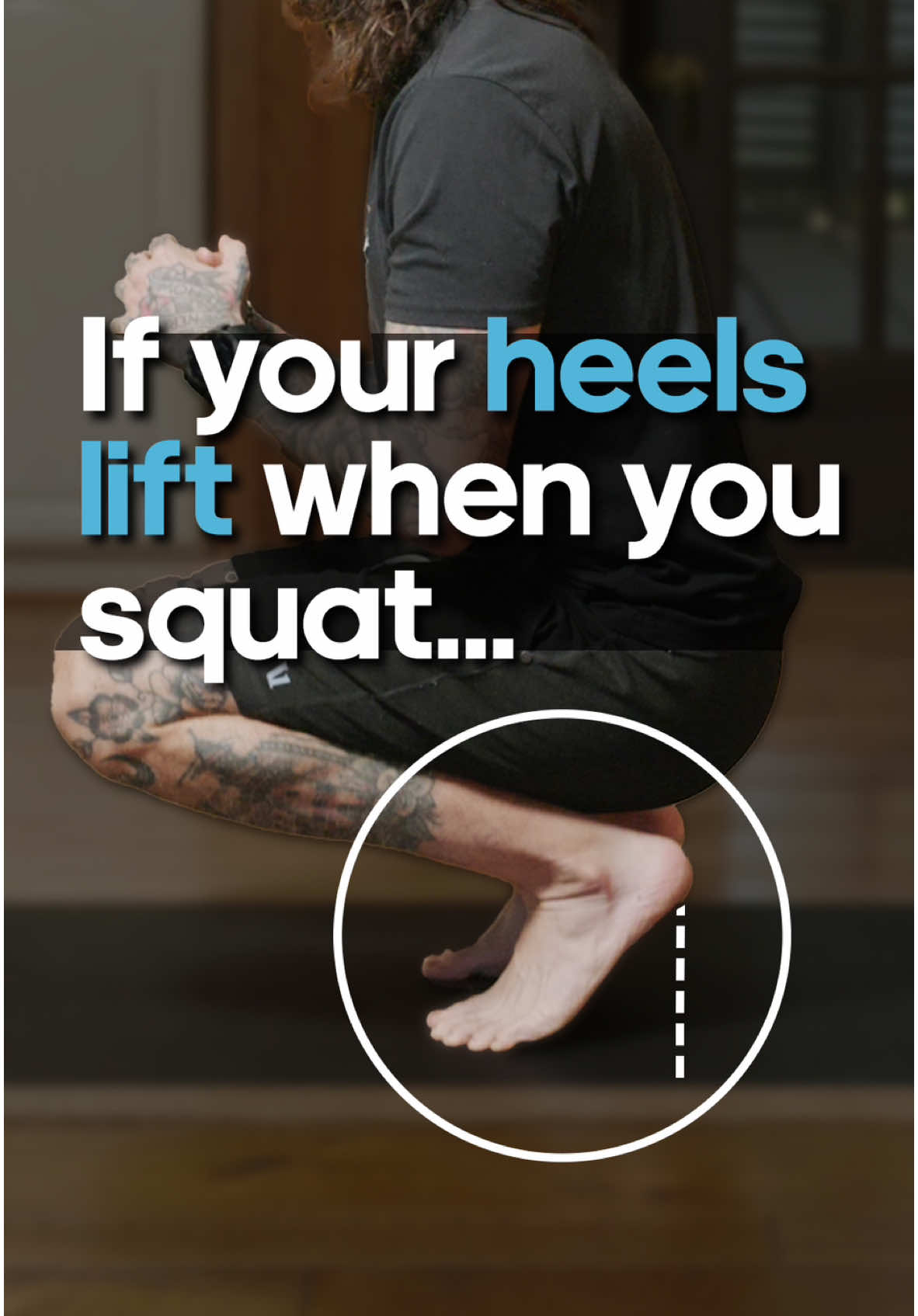 Struggling to keep your heels flat during squats? 🏋️‍♂️ It’s not about forcing it—it’s about building strength and flexibility over time. Meet your body where it’s at, put in the work, and the progress will follow. 🦵💪 Start your journey today—link in bio!  #squat #squattip #bodymovement #painfree #soremuscle