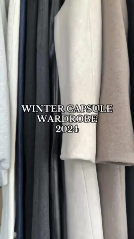 Winter Capsule Wardrobe 2024 (LINK IN COMMENTS) #capsulewardrobe #winterwardrobe #wardrobeessentials #winteroutfits #minimalstyle 