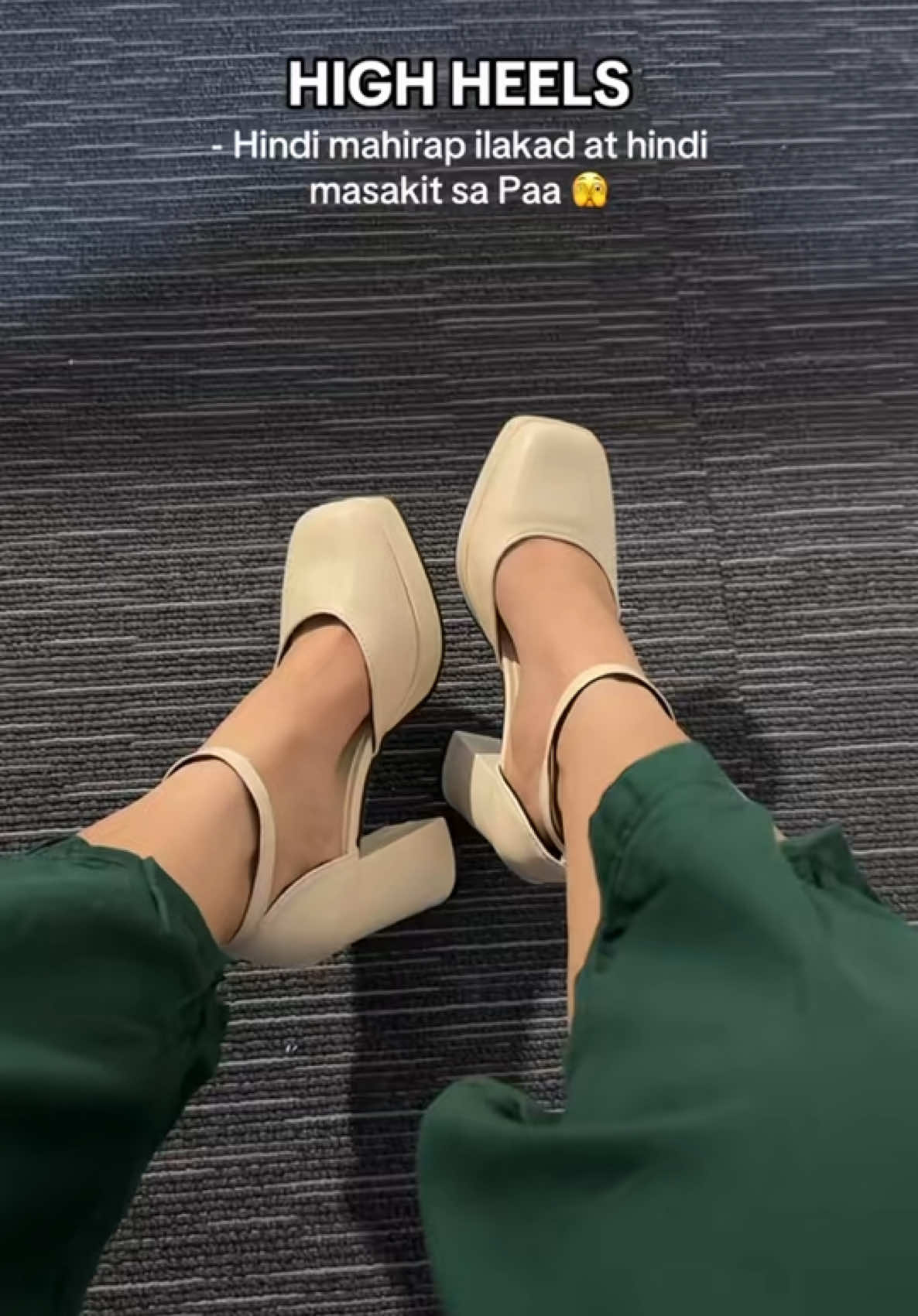 Re-upload ko lang my own video cos dun sa una unavailable ang product 😭 #fyp #highheels #sandals #myownvideo  This is my own vid. Do not re-upload! 