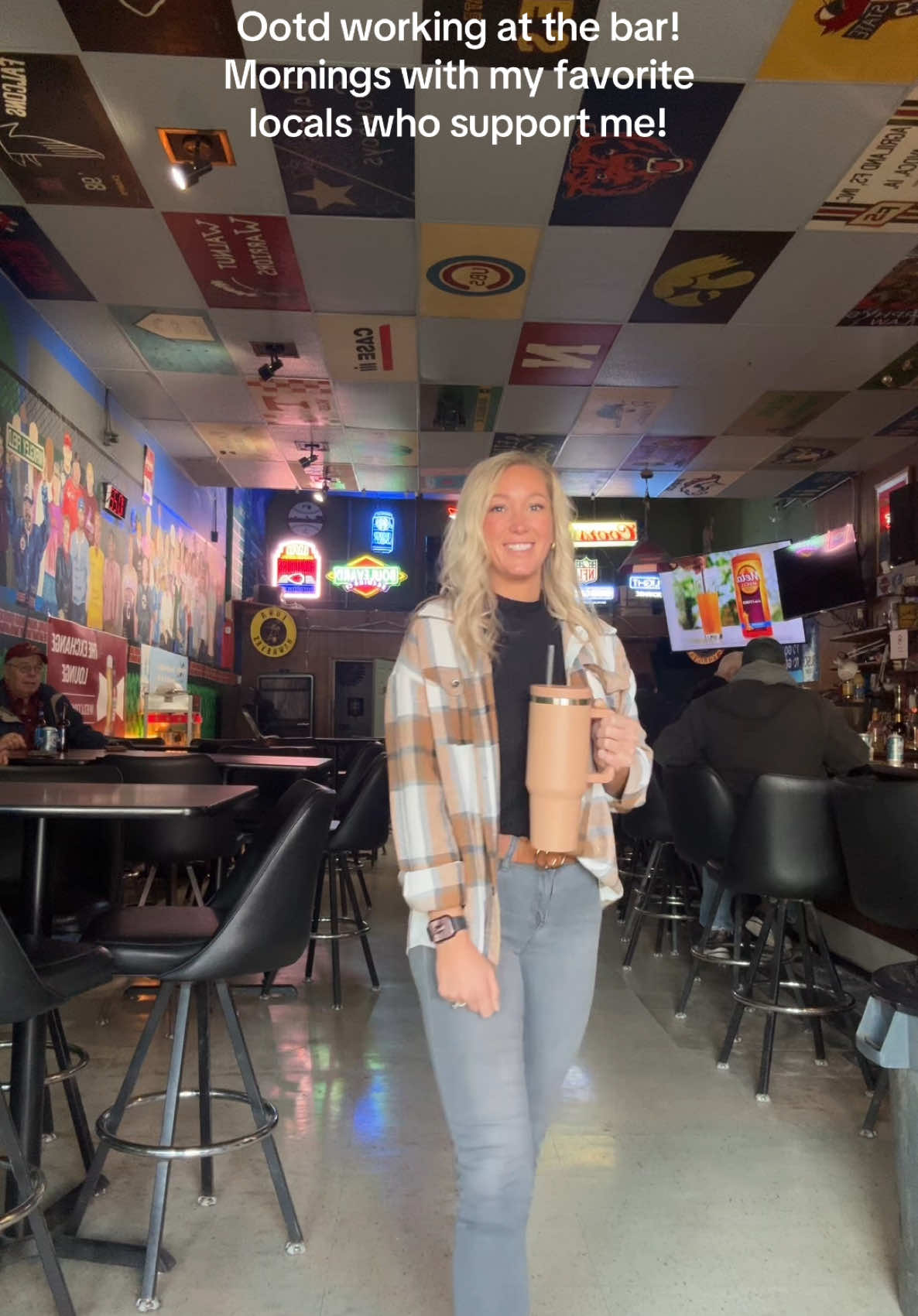 #ootdstyle #bartender #divebartender #iowa #lovemycustomers #dayshift 