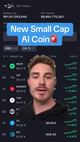 New low cap altcoin combining AI and DeSci 🤖🧬 #crypto #cryptok #investing #desci #aicrypto #blockchaintechnology#greenscreen 