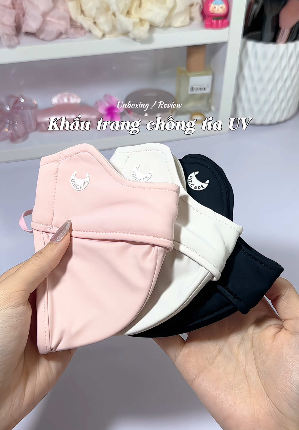 Khẩu trang UNICARE đeo êm thoải mái mà còn chống nắng tốtt nha 💟🌟 #khautrangunicareuvproof #khautrangchonguvunicare #khautrang #review #tienich #minnriviu #muataitiktok 