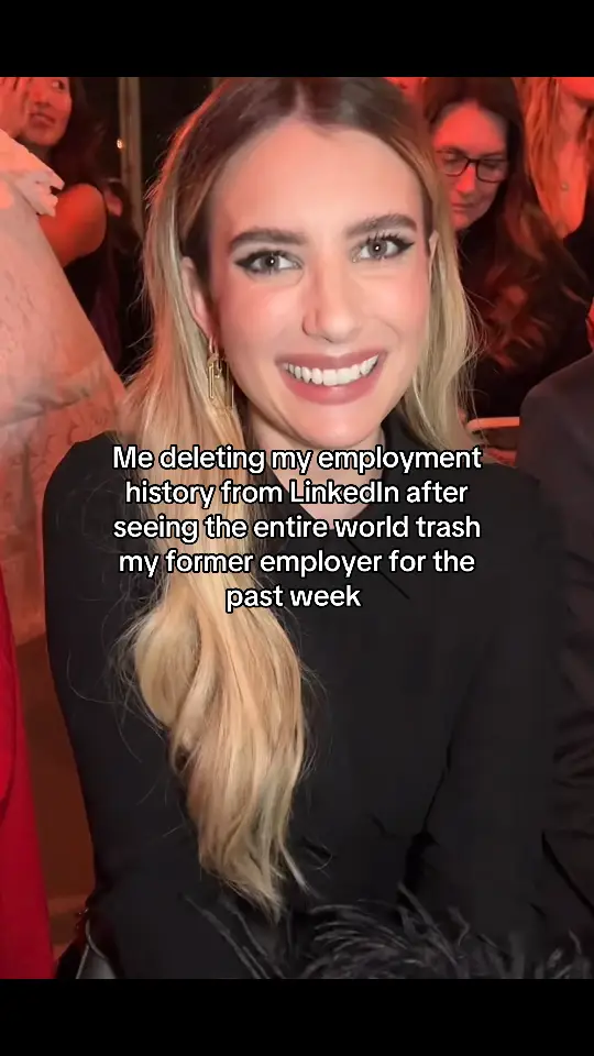 i did get laid off but they’re the reason i have a career in the first place #fyp #emmaroberts #uhc #luigimangione 