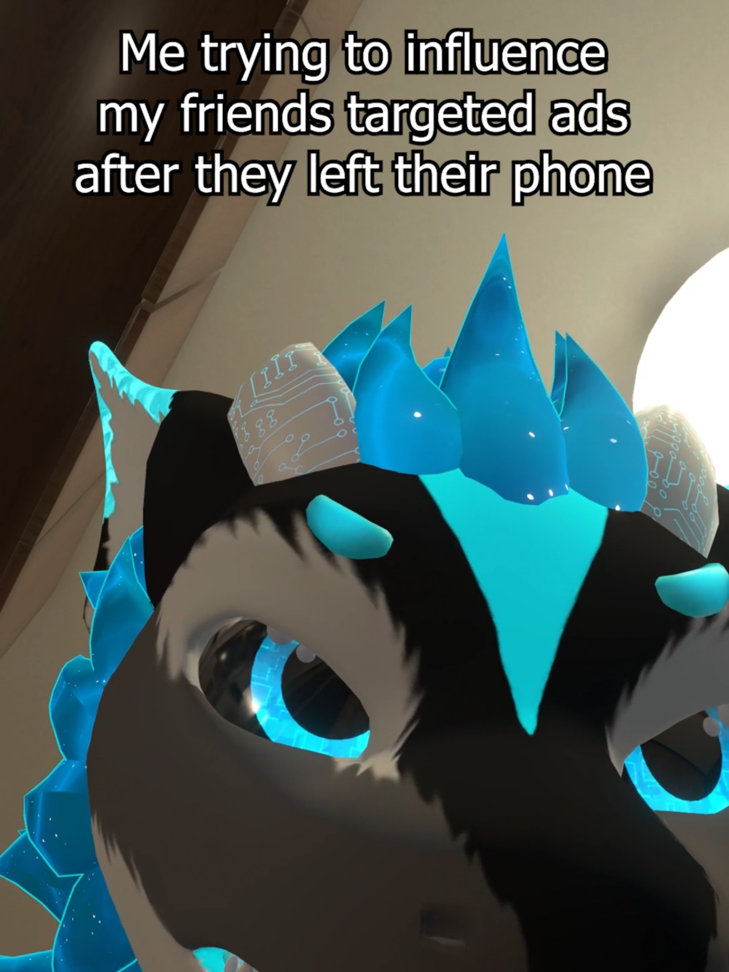 Targeted ads in a nutshell #furry #furryfandom #vrc #vrchat #vr #vrchatmemes #vrchatfunny #meme #memes #funny #vtuber #short #shorts #unexpected
