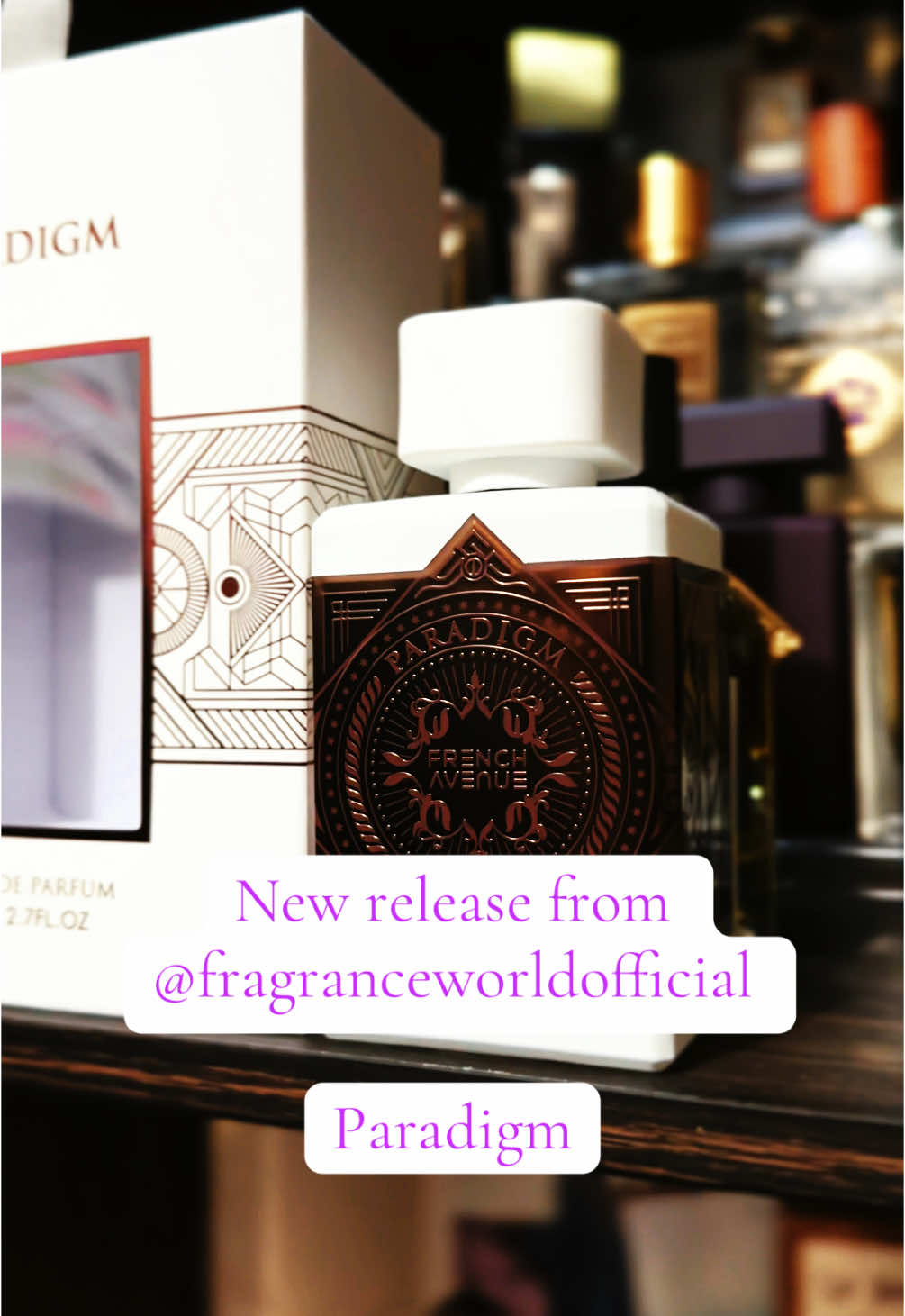 Cant wait to share this with yall.  Hands down the best dupe out there right now for Paragon.  Plum and Palo Santo shine and project beautifully with this one. @Fragrance World Official nailed this one 🔥