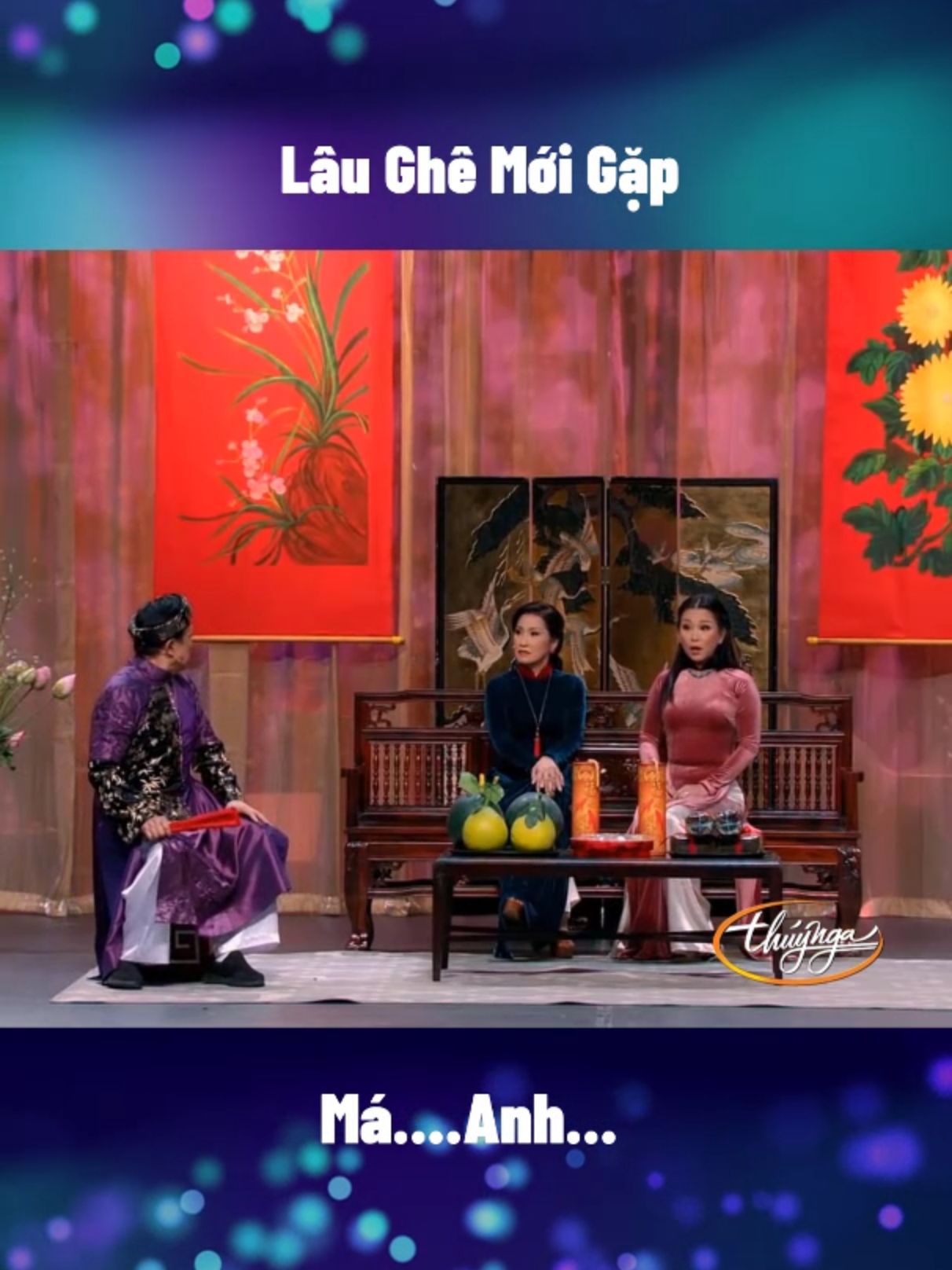 Lâu Ghê Mới Gặp - Má ...Anh...#thuynga #pbn #thuyngaparisbynight #parisbynight #hai #haihuoc #haivuimoingay #laughemoigap #chitai #hongdao #huongthuy