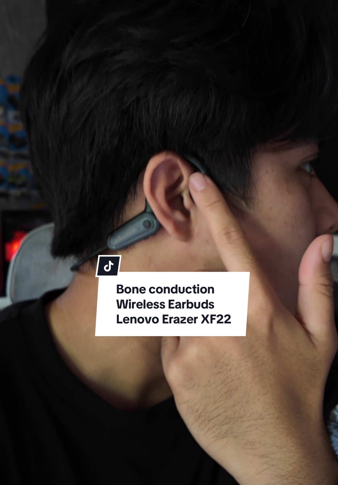 Lenovo ERAZER XF22 Wireless Earbuds Bone Conduction Bluetooth 5.4 Sports Earbuds Touch Control HIFI Stereo Earbuds Waterproof #boneconduction #wirelessearbuds #wirelessearphone #lenovo #erazerxf22 