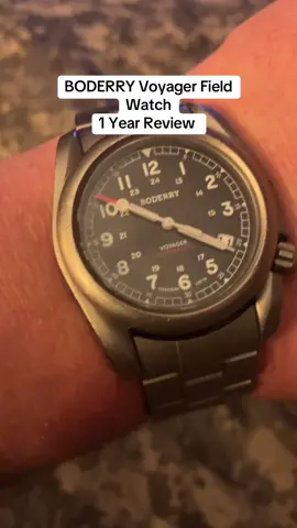 BODERRY Voyager Field Watch #boderrywatch #chronometercheck #watchguy 