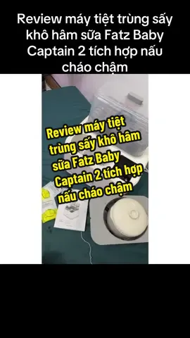 Sau 6 tháng sử dụng thì máy tiệt trùng bằng hơi nước của fatz này là 1 trong những máy mình thấy đáng tiền nhất. - Chức năng hâm sữa: khoảng 12’. Mặc định 40 độ C, có thể tăng giảm tuỳ ý - Chức năng tiệt trùng: Tiệt trùng 1 lúc được ti tỉ thứ: bình sữa, dụng cụ hút sữa, đồ chơi của Pi - Chức năng nấu cháo chậm: thấy ngon hơn nấu bằng nồi cơm điện gia đình, lại k cần mua thêm nồi nấu cháo chậm nữa - Chức năng làm sữa chua: chưa thử nhưng sẽ cố gắng thử trong tương lai Điểm trừ lớn nhất của máy này là có lúc sấy không khô hẳn kể cả khi sấy ít đồ, phải bật sấy phát nữa. #maytiettrunghoinuocfatz #nauchaocham