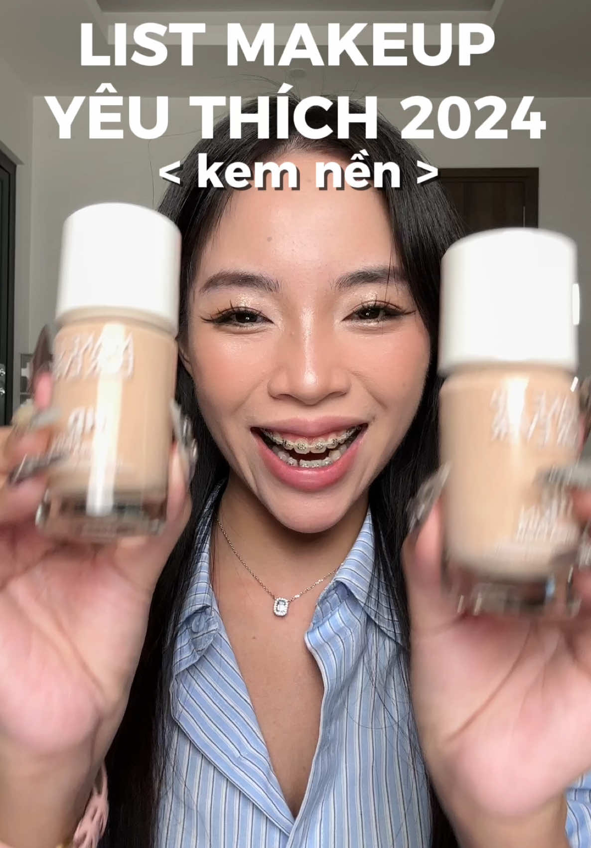 kem nền yêu thích 2024 của Foxie #BeautyTok #beautybyfoxie #thuvienmakeup #longervideos #foxie #trangdiem #foxiereview #foxiereview #makeup #kemnen 
