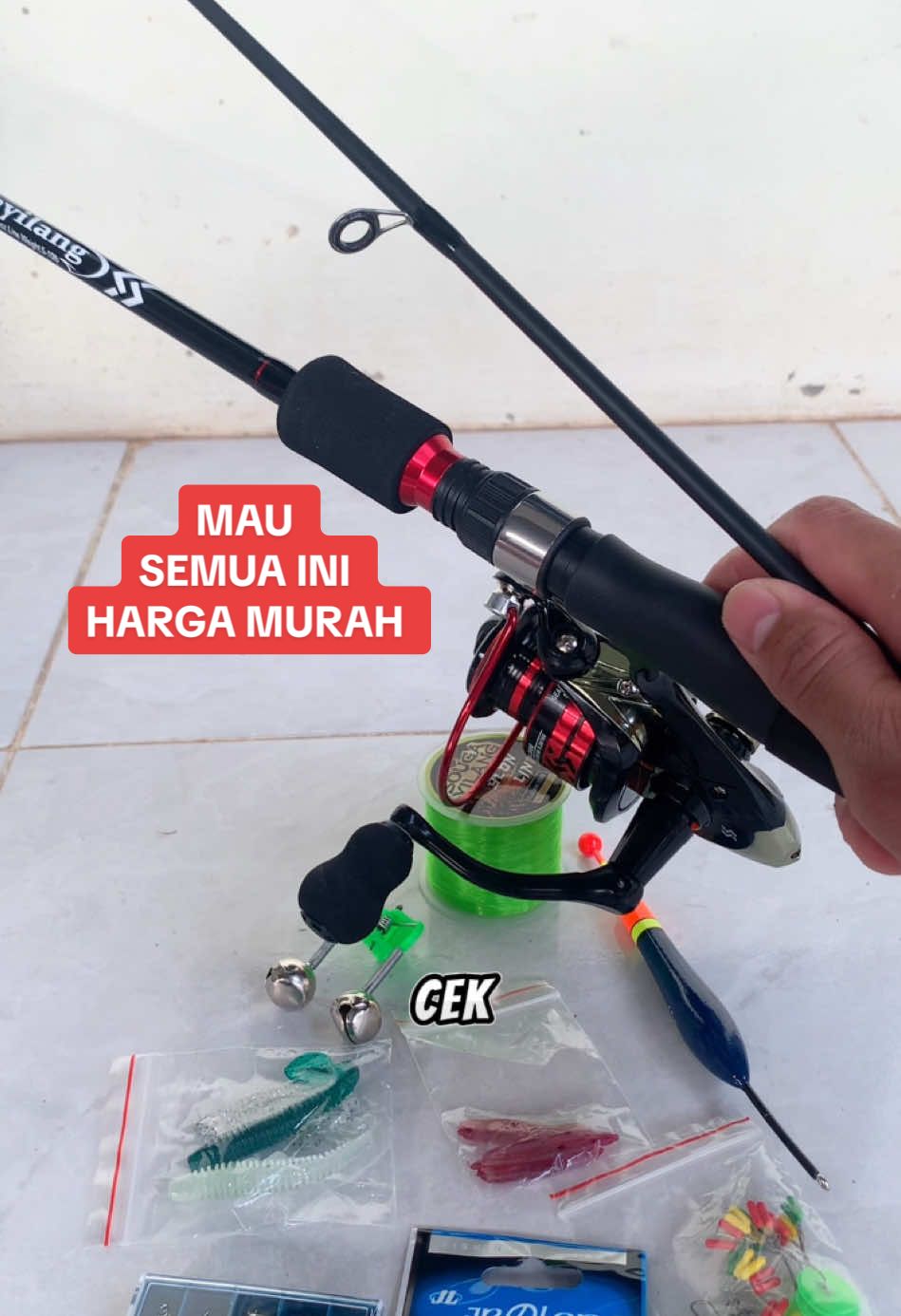 JORAN PANCING SET SOUGAYILANG REEL METAL SPOOL DAN LENGKAP ASESORIS MANCING LAIN NYA SANGAT REKOMENDASI MANCING KOLAM LAUT ATAU DANAU HARGA MURAH#joranpancing #joranmurah #joranmelengkung #joranset #mancing #viraltiktok #fyp 