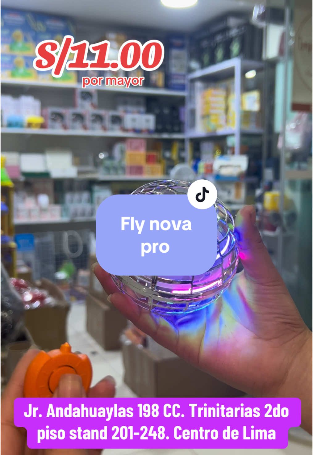Un regalo super divertido‼️❤️ #flynovapro #juguetes #regalo #navidad #tiendafisica #limaperu #jrandahuaylas198int201 #centrodelima #importadoresdirectos #galeriatrinitarias #mayoristas #viraltiktoks #luzrgb 