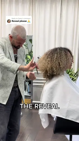 Replying to @Casey curly hair transformation the reveal | | comment for more hair content | hair health ~ healthy hair transformation | curly hair advice | content by @༺bella༻ | #lacurlyhairstylist #curlyhair #curls #hairtransformation #consultation #thereveal