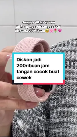 Khusus bulan desember smartwatch ini diskon jadi 200ribuan #smartwatch #jamtangansmartwatch #smartwatchcewek #jamtangan #jamcewek 