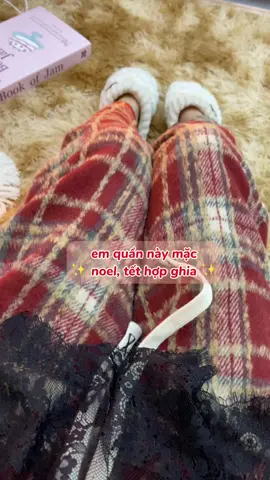 quần xinh mặc tết 😍😍 #quanongrong #quanongsuongnu #quankecaro #quanongsuong #vanh🐮 