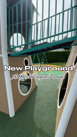 NEW PLAYGROUND 🛝 Hotel Niagara Parapat hadir dengan tampilan playground terbaru nih! Dijamin anak-anak bakal betah banget kalau udah main disini 🤩 Area ini terletak di samping lapangan basket ya Buruan nikmati moment liburan mu bersama dengan keluarga ✨🙌🏻 We’re happy to see your smile on holiday with us✨ ☎️ Kindly contact us  Reservation Room: 08116588771 #hotelniagaraparapat #niagaraparapat #samosirisland #laketoba #destinasisumut #playground #wonderfulindonesia #visitsamosir #visitsumut