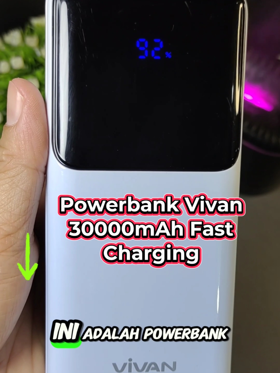 Powerbank Vivan VPB-D30 (30000mAh) Fast Charging 22,5Watt. Jangan Lewatkan Promo Puncak 12.12, langsung cek out di keranjang kuning bawah 👇🏻#powerbank30000mah #fastcharging #powerbank #vivan #30000mah #powerbankfastcharging #toko_starlight 