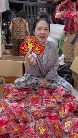 Miếng dán dưa tài lộc chất nhung ( mặt sau có keo ) trang trí trái cây ngày tết #trangtritet #baolixi #xuan2025 #tet2025 #xuongbaolixiNgocOanh 