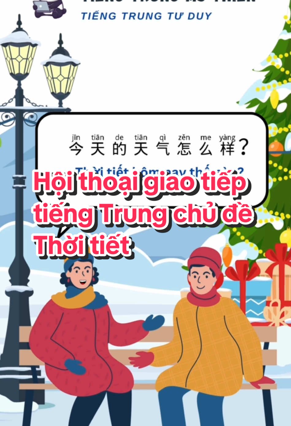 Hội thoại giao tiếp tiếng Trung chủ đề Thời tiết #tiengtrung #hsk #chinese #viraltiktok #tiengtrung #xuhuong2024 #LearnOnTikTok #tiengtrungmsthien #tiengtrungmoingay 