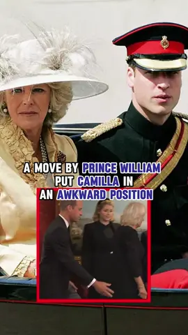 Amove by Prince William put Camilla in an awkward position.#princewilliamofwales #rf #royal #camilla #princessdiana #celebrity #for 