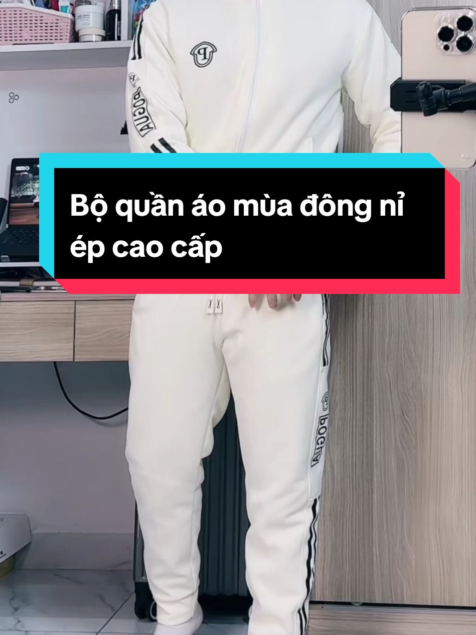 Bộ quần áo mùa đông nỉ ép cao cấp #thoitrang #thoitrangnam #xuhuong #thinhhanh #hottrend #tiktokshop1212megasale #tiktokshop1212 #boni #boquanaonam #2025 