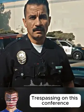 AMERICAN COPS TYRANT ARBITRARILY TRESPASS ON MAN'S PROPERTY PART 2 😠😑 #police #policeofficer #laws #fyp