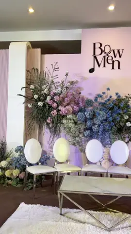 ฉากแบคดรอปงานแต่งพิธีเช้า #organizer #wedding #ฉากงานแต่ง 