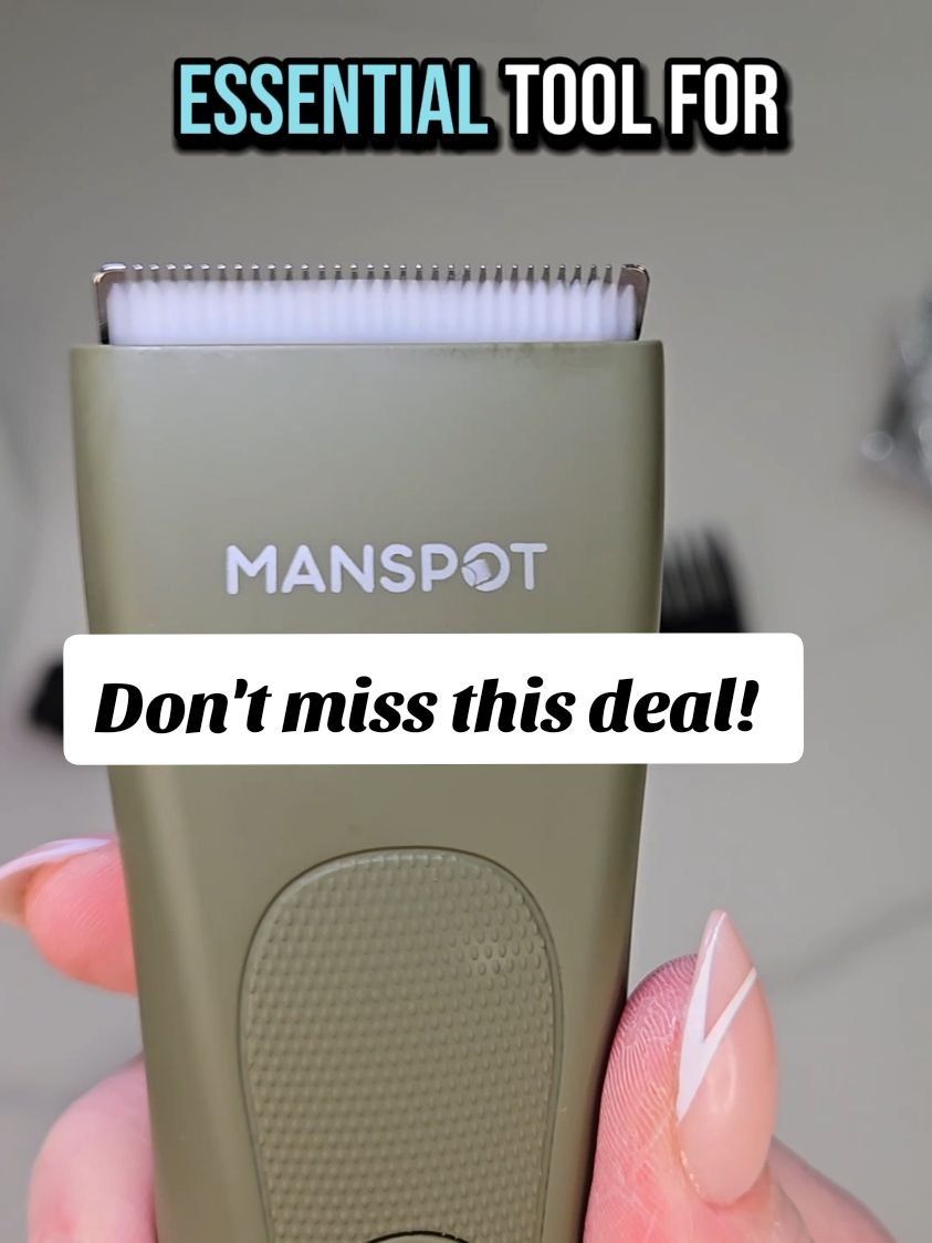 Manspot Body Trimmer, the perfect gift for your man or your woman. #manspot #bodytrimmer #nohairleftbehind  #tiktokshopholidayhaul @manspot.official 