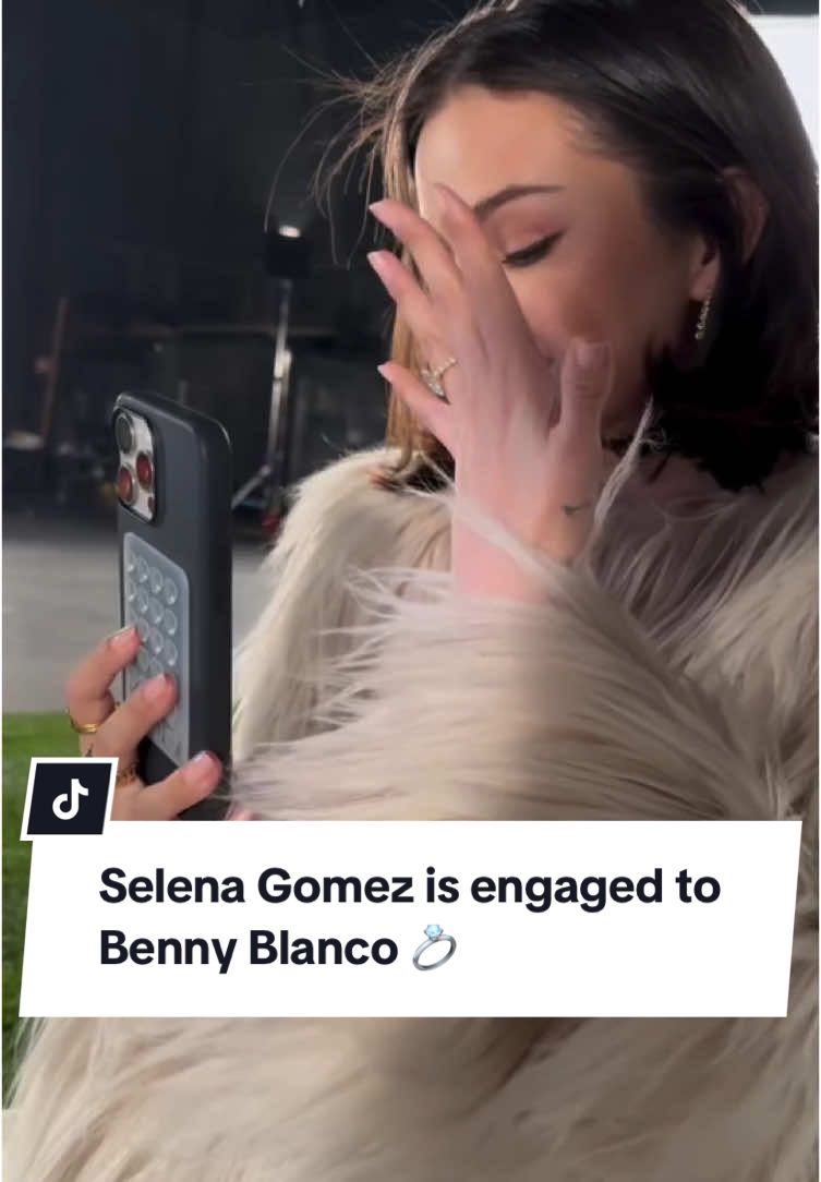 We’re not crying, you’re crying over #SelenaGomez’s engagement news 💍 #engaged 